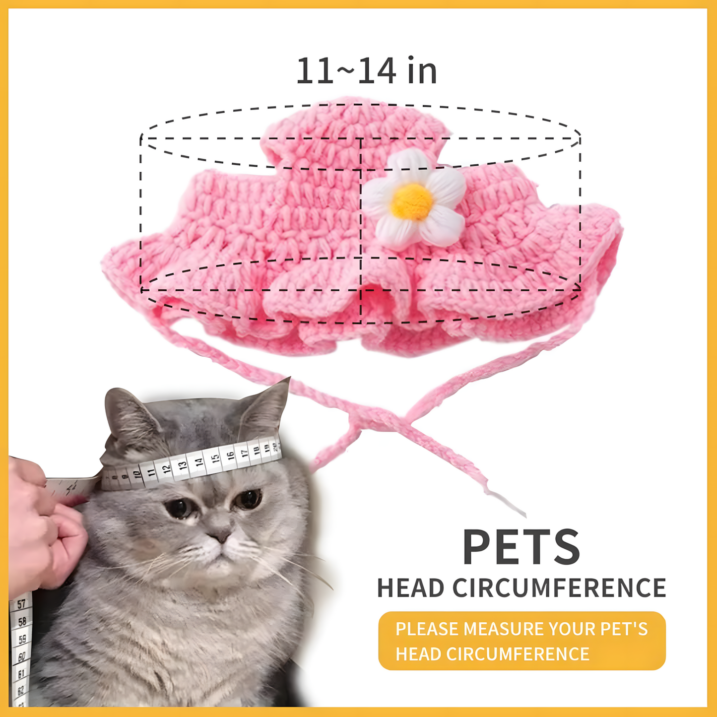 Cute Pet Hat for Dogs & Cats – Adjustable Soft Cotton Cap for Small Pets, Funny Pet Costume Accessory for Photos, Parties & Daily Wear